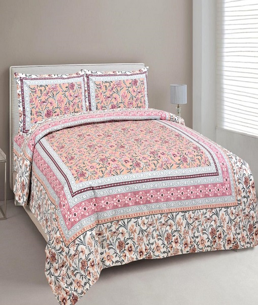 Fine Cotton Double Bed sheet