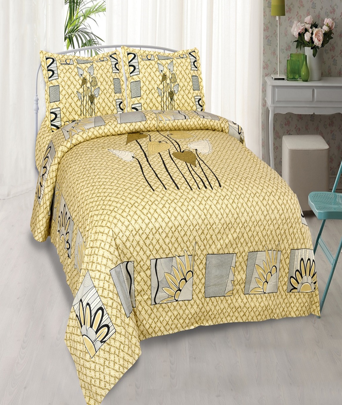 Bombay dying cotton Double Bedsheet